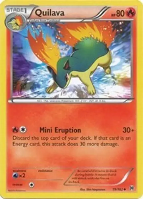 Quilava card art