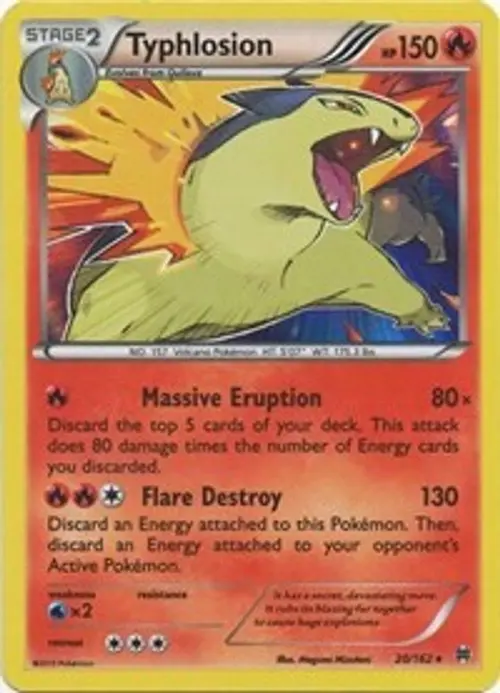 Typhlosion card art