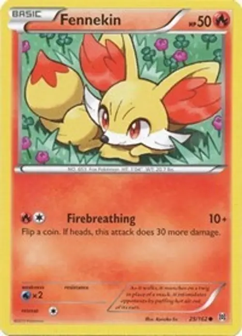 Fennekin card art
