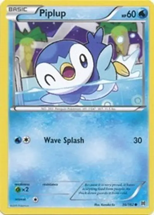 Piplup card art