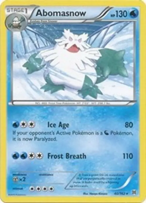 Abomasnow card art