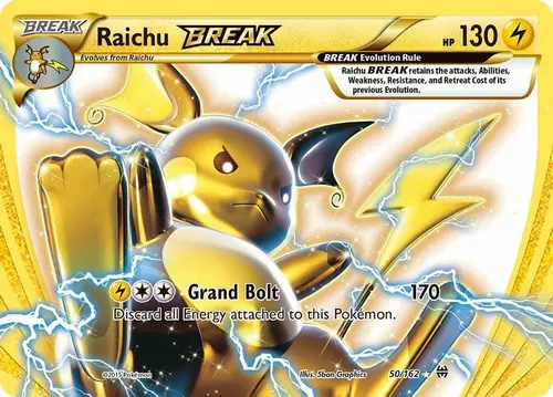 Raichu BREAK card art