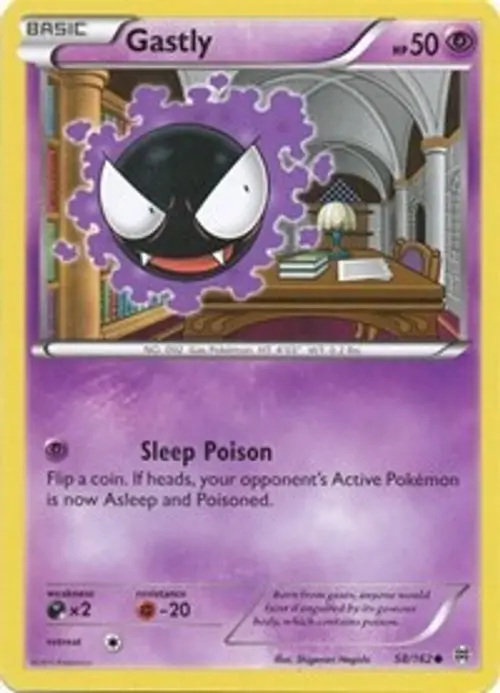 Gastly card art