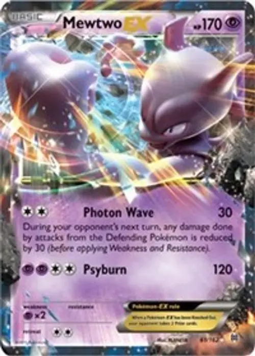 Mewtwo EX (61) card art