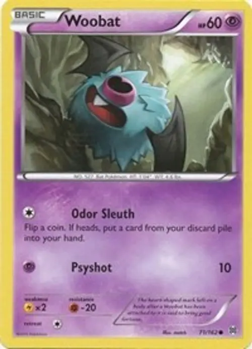 Woobat card art