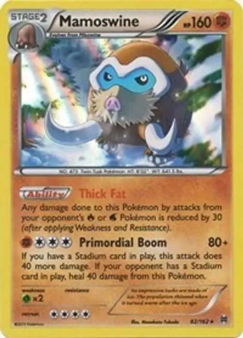 Mamoswine card art