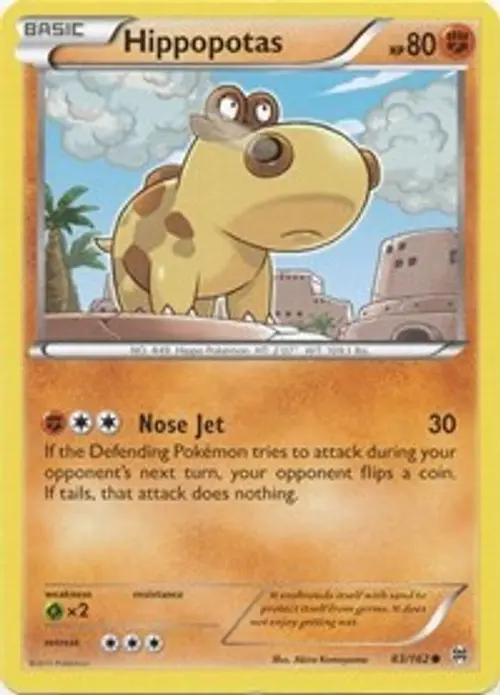 Hippopotas card art