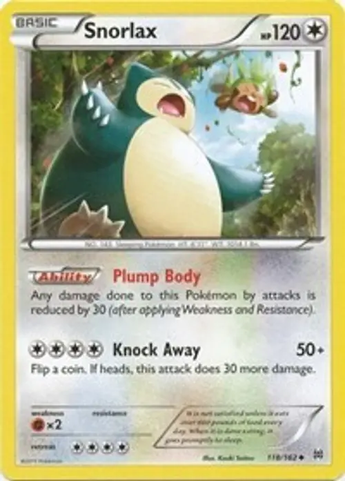 Snorlax card art