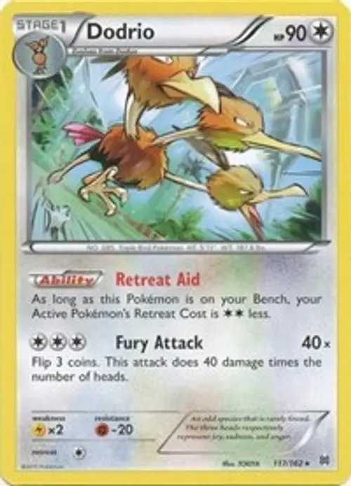 Dodrio card art