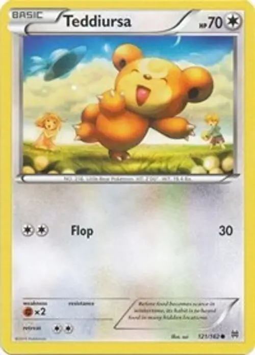 Teddiursa card art