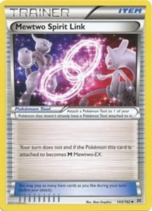 Mewtwo Spirit Link card art