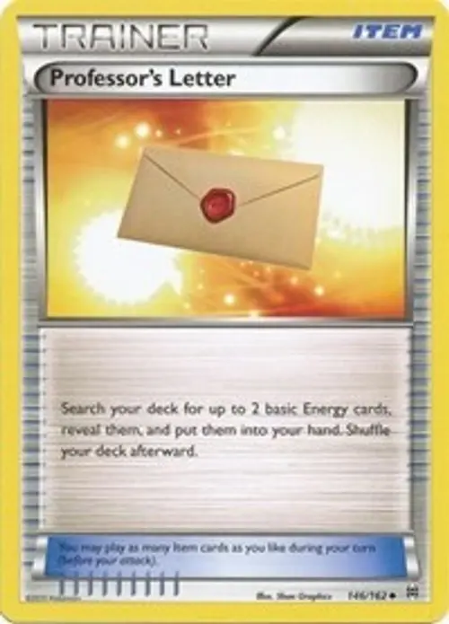 Professor's Letter card art