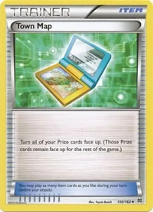 Town Map card art