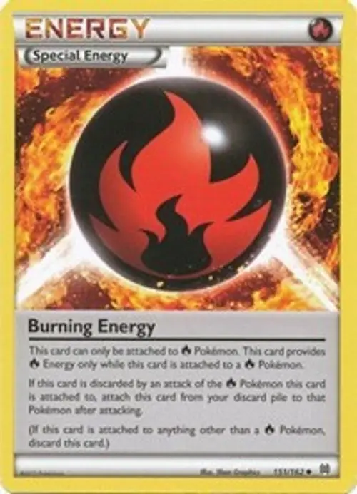 Burning Energy card art