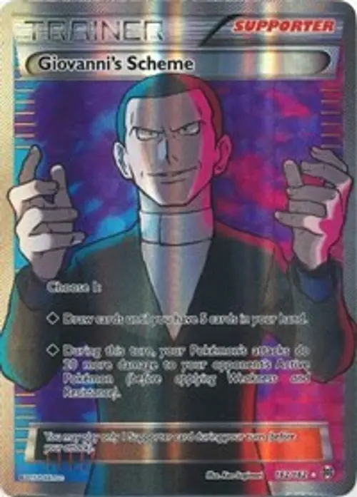 Giovanni's Scheme (Full Art) card art