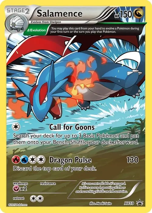 Salamence - XY59 card art