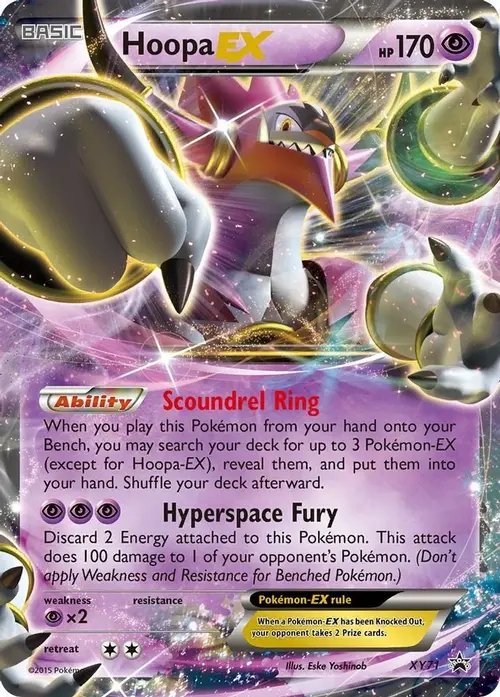 Hoopa EX card art