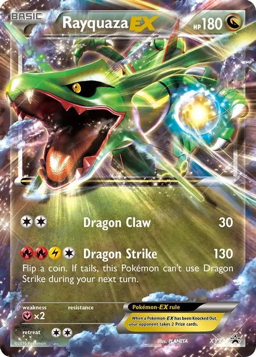 Rayquaza EX (XY73) card art