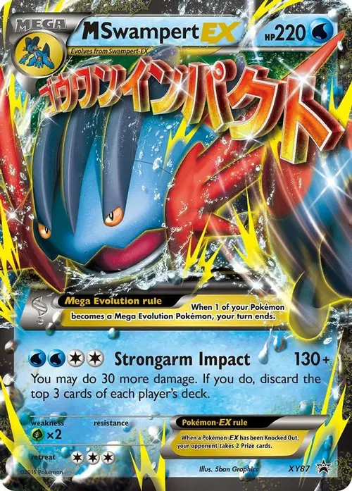 M Swampert EX card art