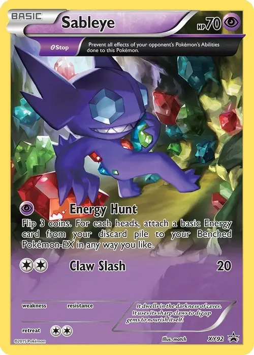 Sableye - XY92 card art