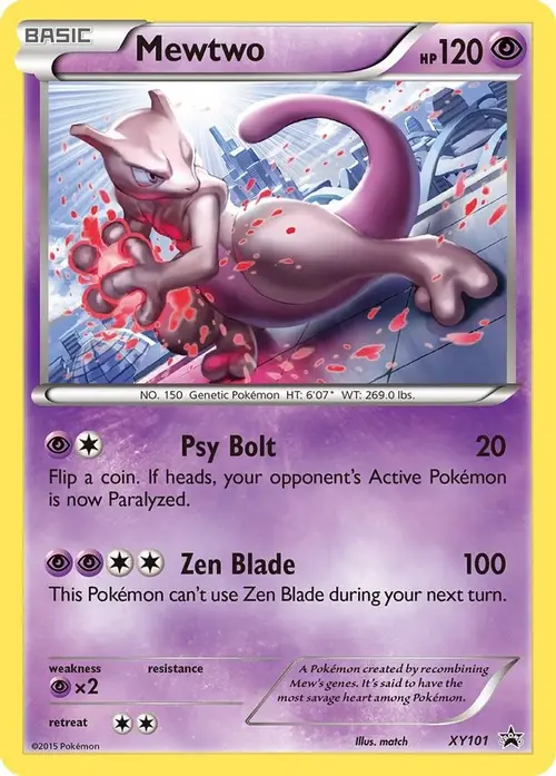 Mewtwo - XY101 card art