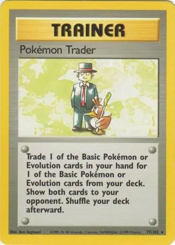 Pokemon Trader card art