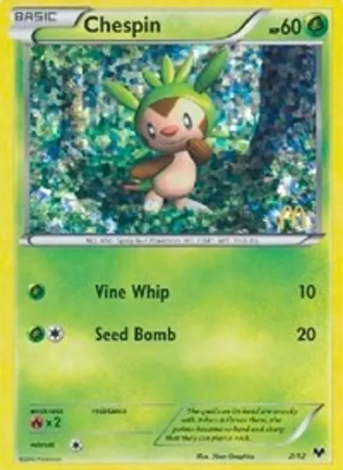 Chespin - 2/12 card art