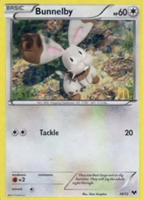 Bunnelby - 10/12 card art