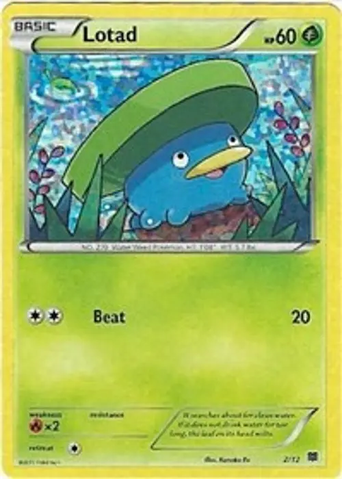 Lotad - 2/12 card art