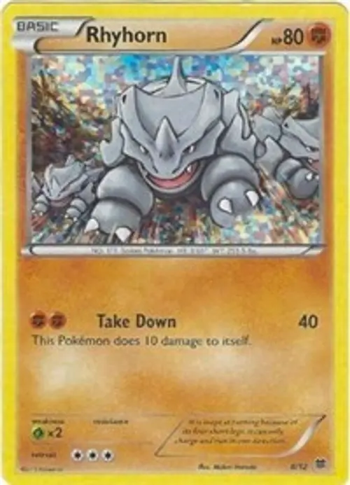 Rhyhorn - 8/12 card art