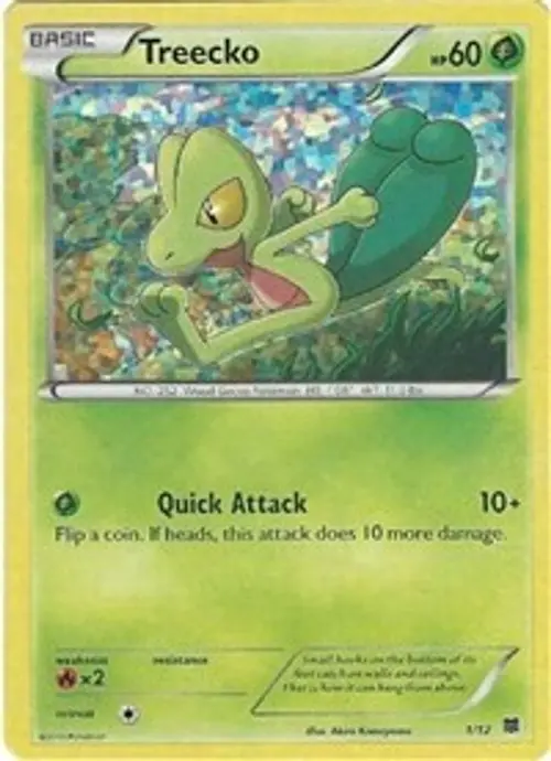 Treecko - 1/12 card art