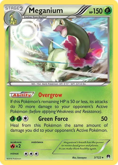 Meganium card art
