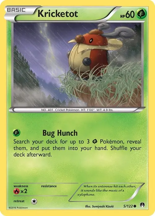 Kricketot card art