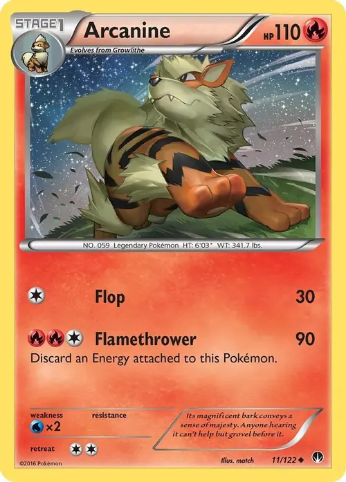 Arcanine card art