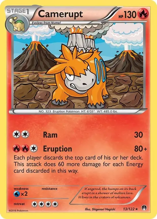 Camerupt card art
