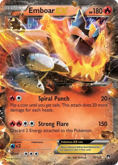 Emboar EX card art