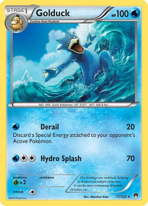 Golduck card art