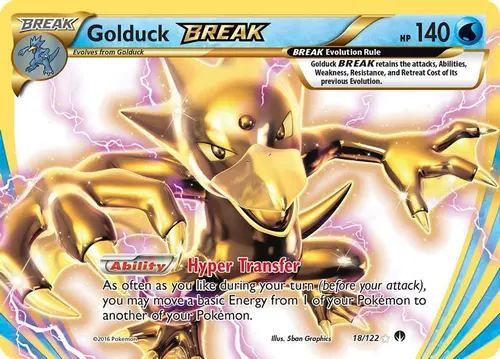 Golduck BREAK card art