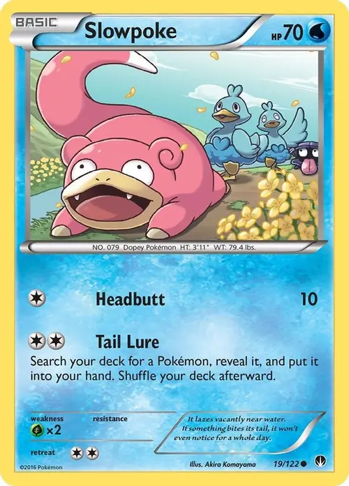 Slowpoke card art