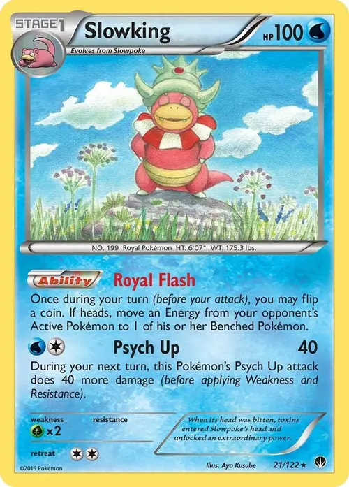 Slowking card art