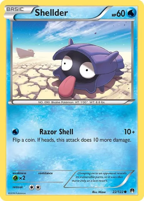 Shellder (22) card art