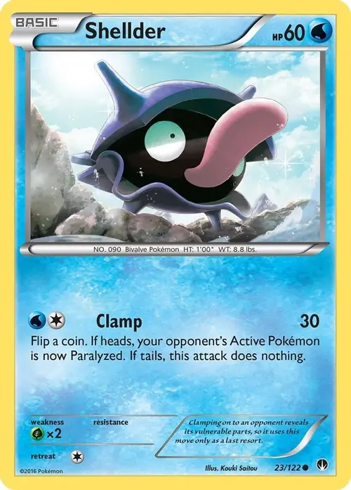Shellder (23) card art