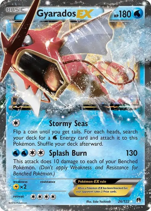 Gyarados EX card art