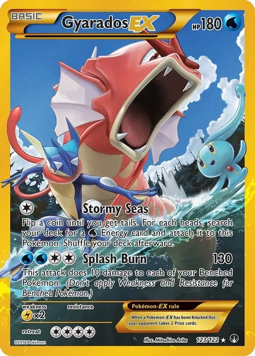 Gyarados EX (Secret) card art