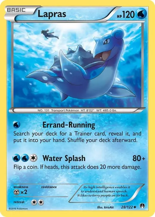 Lapras card art