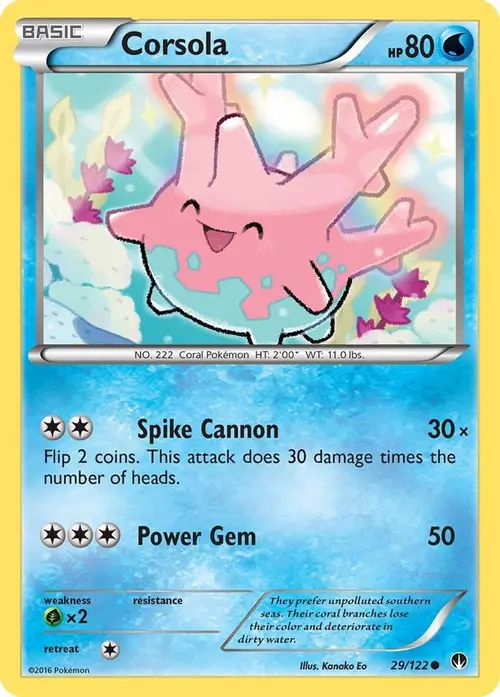 Corsola card art