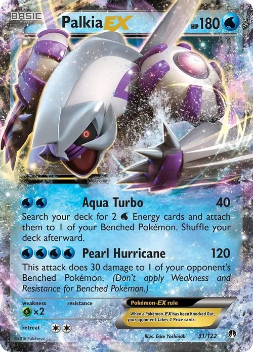 Palkia EX card art