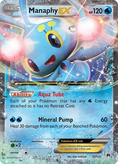 Manaphy EX card art