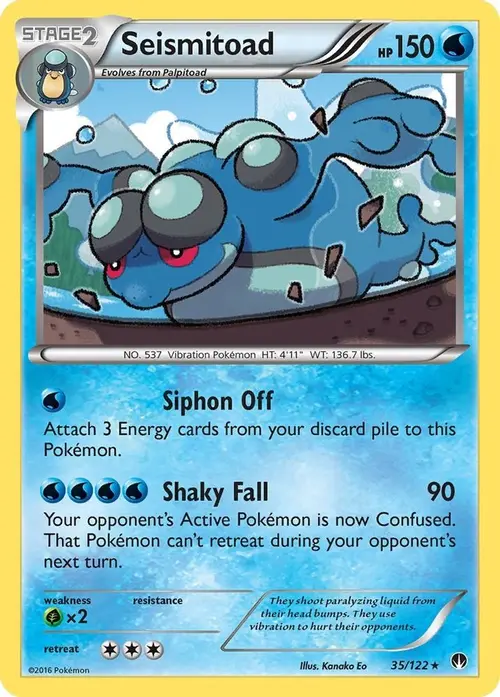 Seismitoad card art