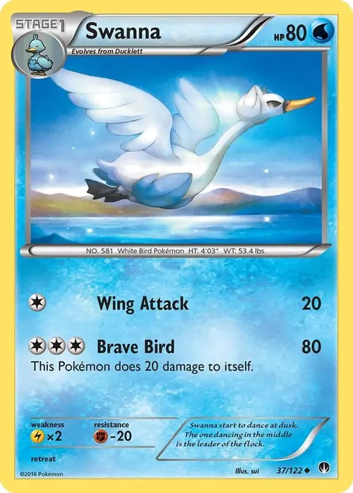 Swanna card art
